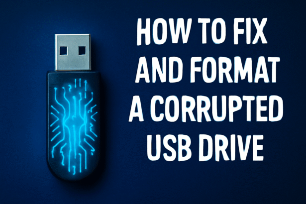 How to Format and Repair a Corrupted USB Drive